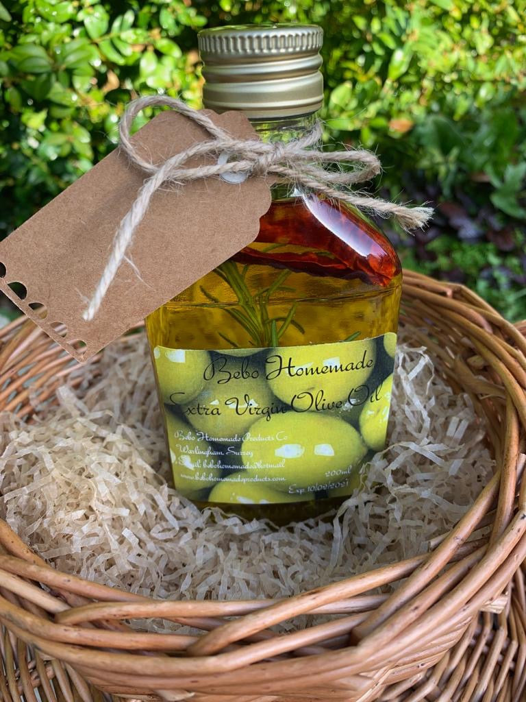 Organic Rosemary Infused Extra Virgin  olive oil and red chilli  250ml